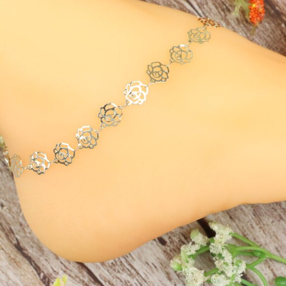 Dainty Anklet for Women – Elegant Everyday Jewelry & Perfect Gift | MLCRC1295 - Picture 7 of 10